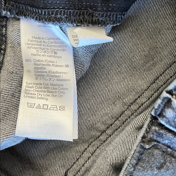 Madewell Perfect Vintage Wide-Leg Crop Jean Black Robles Wash Size 29 - Picture 7 of 8